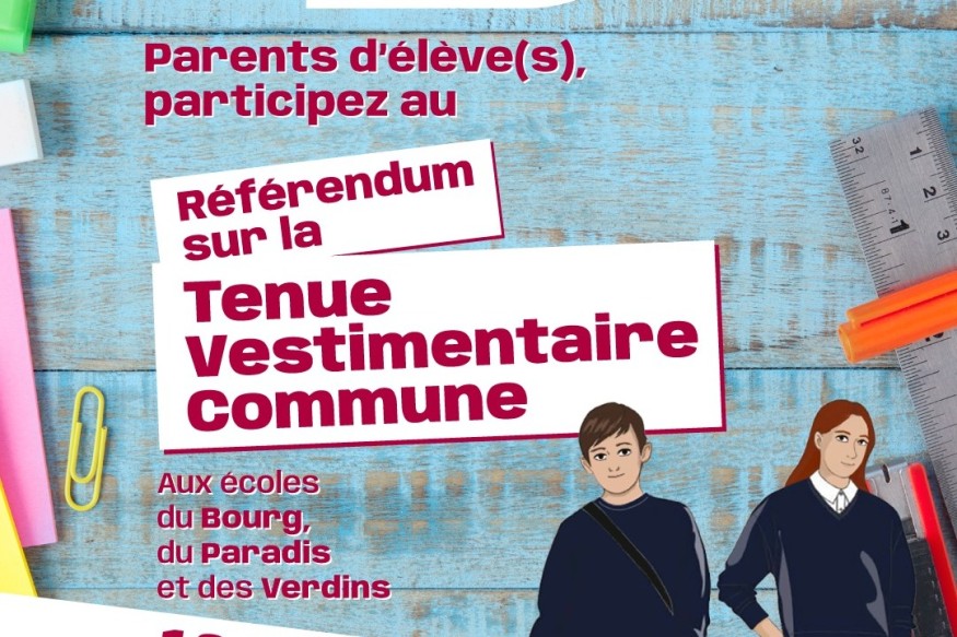 Saint-Doulchard : un référendum sur l'uniforme à l'école